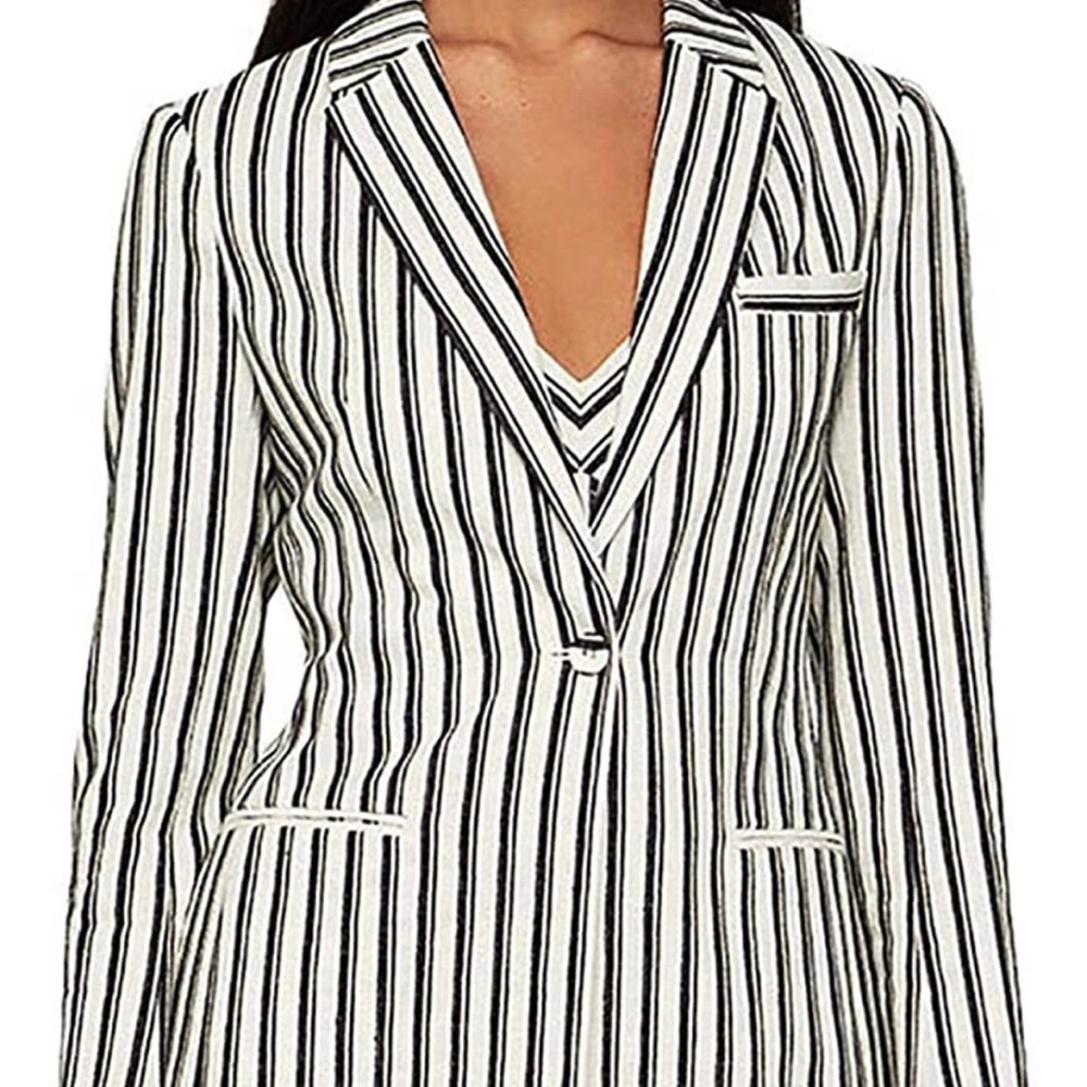 Bcbg maxazria linen blend blazer